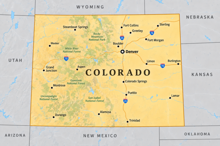 Colorado Site Laws Map