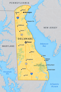 Delaware Site Laws Map