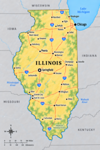 Illinois Site Laws Map